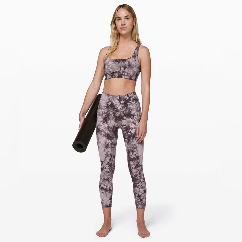 NWT Lululemon Wunder Under HR Tight 25" Dual Shibori Iced Iris Mystique Moonwalk
